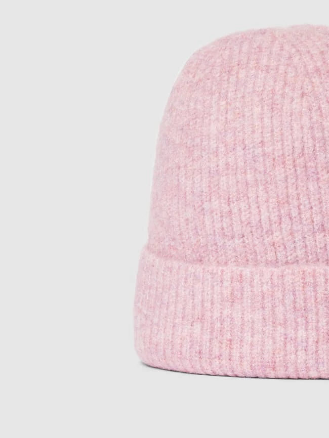 MbyM Beanie In Strick-Optik Modell 'Muskan' - Rosa Meliert – Bild 2