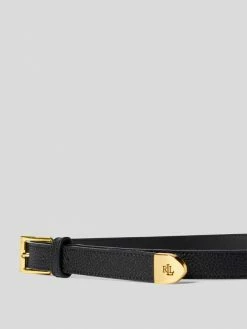 Alternative view of Lauren Ralph Lauren Ledergürtel Mit Dornschließe - Schwarz