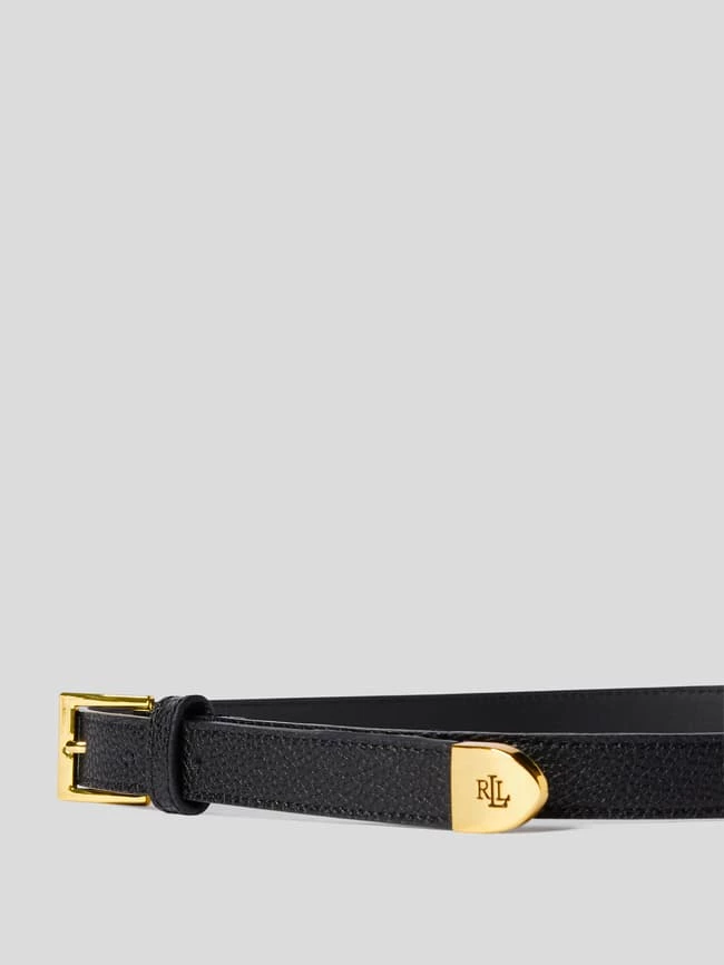 Lauren Ralph Lauren Ledergürtel Mit Dornschließe - Schwarz 2 Lauren Ralph Lauren Ledergürtel Mit Dornschließe - Schwarz – Bild 2