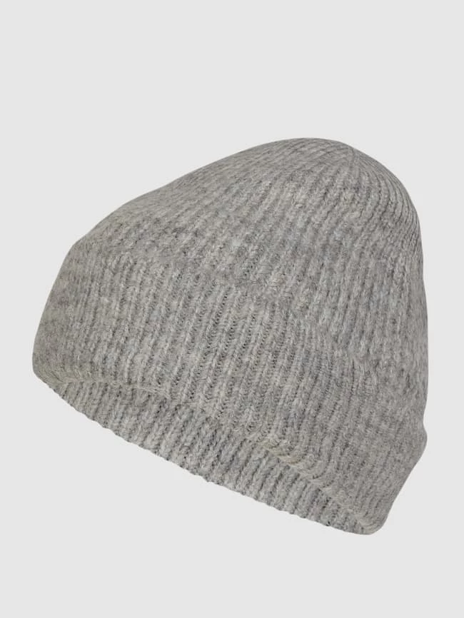 ICHI Mütze Mit Stretch-Anteil Modell 'Aivo' - Hellgrau