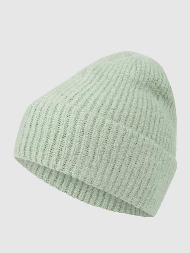 MbyM Beanie In Strick-Optik Modell 'Muskan' - Hellgrün Meliert