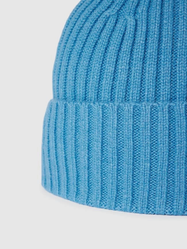 Jake*s Casual Beanie Mit Ripp-Struktur - Blau – Bild 2