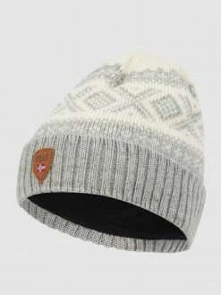 Dale Of Norway Mütze Aus Merinowolle Modell 'Cortina' - Hellgrau