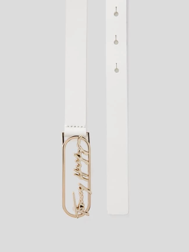 Tommy Hilfiger Gürtel Mit Dornschließe - Ecru – Bild 3