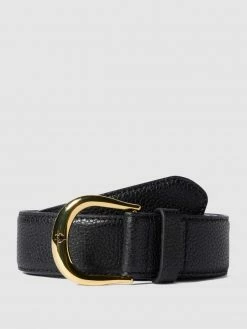 Lauren Ralph Lauren Ledergürtel Mit Pinschließe - Schwarz