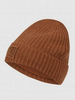 Codello Mütze Mit Fleecefutter - Mittelbraun