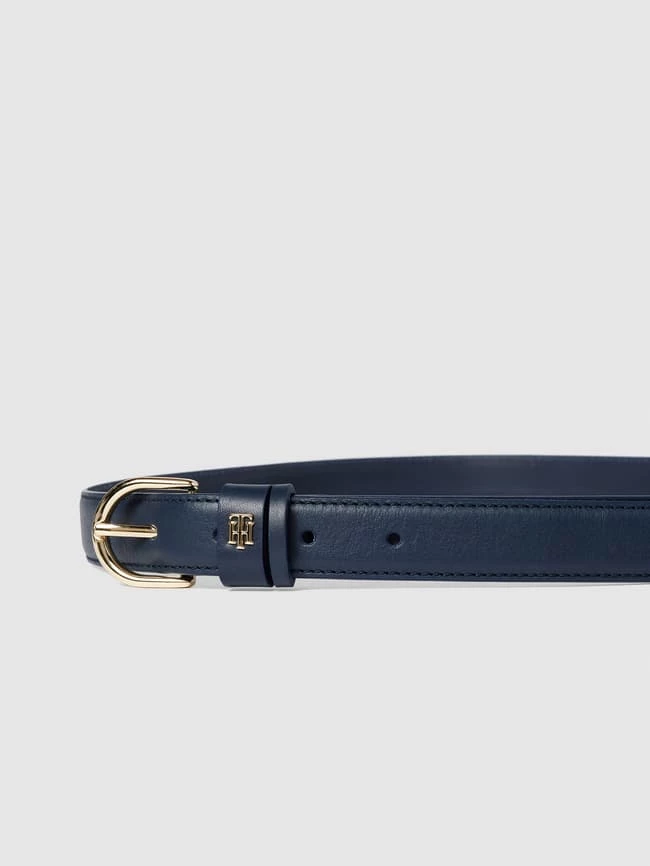 Tommy Hilfiger Ledergürtel Mit Dornschließe - Dunkelblau – Bild 2