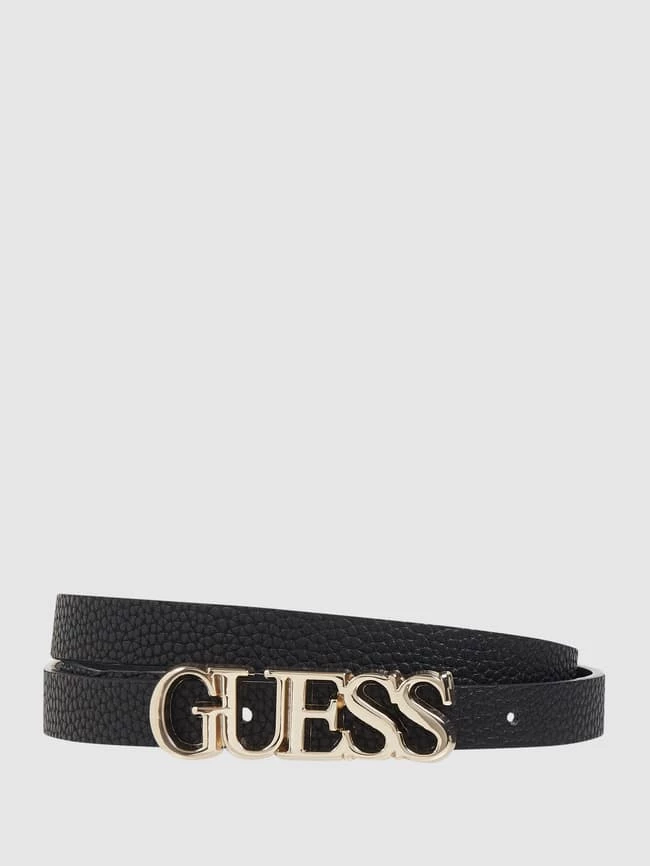 Guess Gürtel Mit Logo-Schließe - Schwarz 1 Guess Gürtel Mit Logo-Schließe - Schwarz