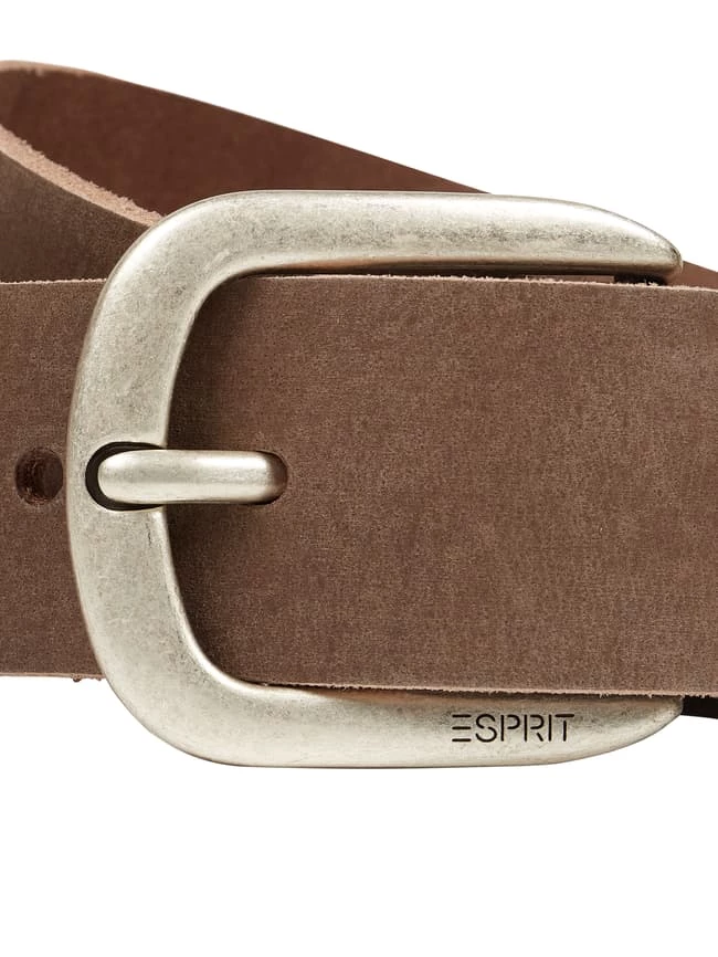 Esprit Ledergürtel Mit Dornschließe - Mittelbraun – Bild 2