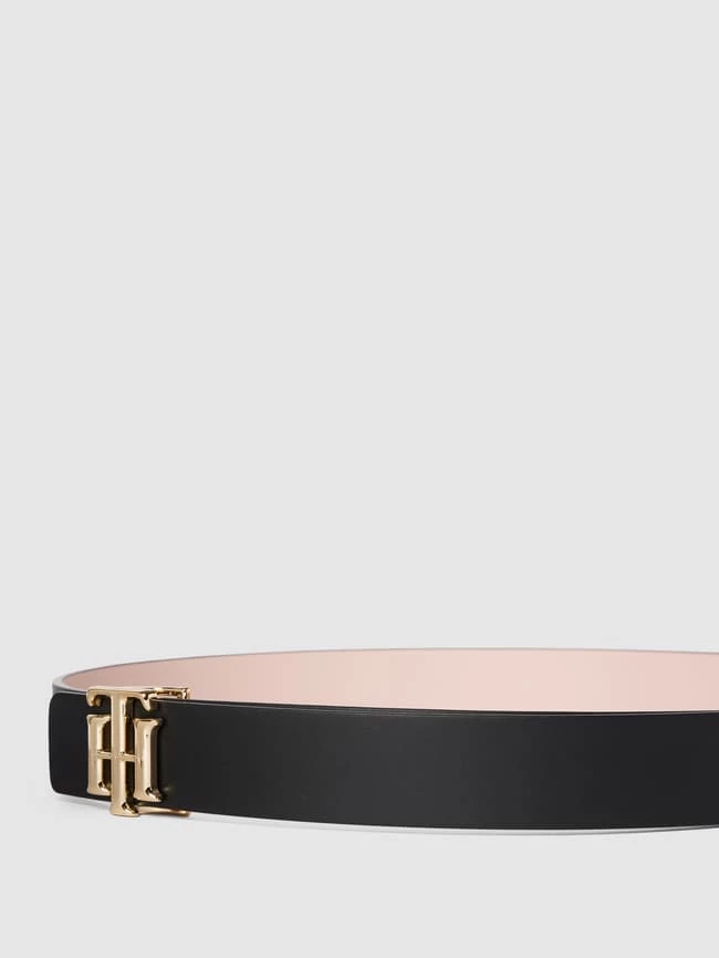 Tommy Hilfiger Ledergürtel Mit Pinschließe - Schwarz 2 Tommy Hilfiger Ledergürtel Mit Pinschließe - Schwarz – Bild 2