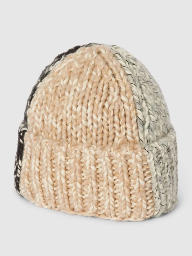 Marc O'Polo Beanie In Strick-Optik - Beige 1 Marc O'Polo Beanie In Strick-Optik - Beige