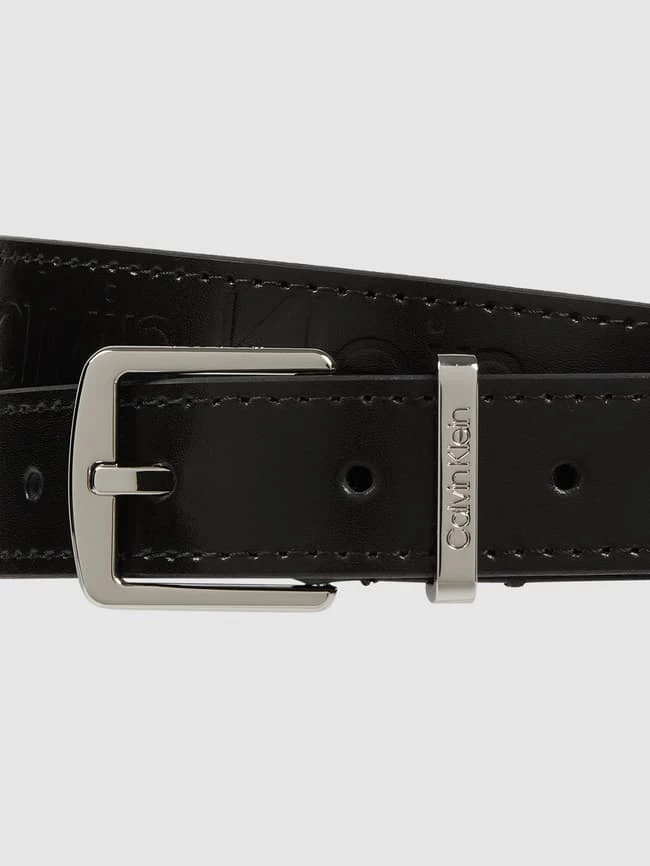 CK Calvin Klein Ledergürtel Mit Dornschließe - Schwarz – Bild 2