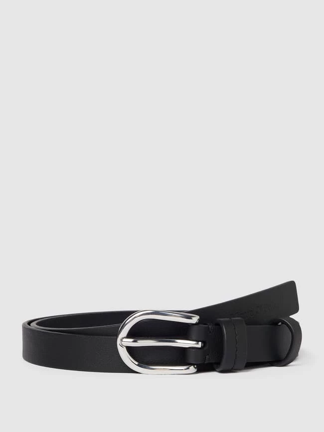 Marc O'Polo Ledergürtel Mit Dornschließe Modell 'HEDY' - Schwarz