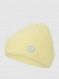 Chillouts Mütze Mit Rippenstruktur Modell 'Alba' - Gelb