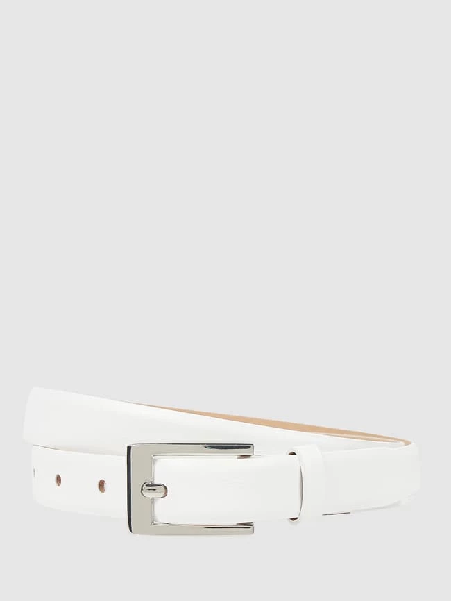 Weinmann Gürtel Aus Leder - Weiß