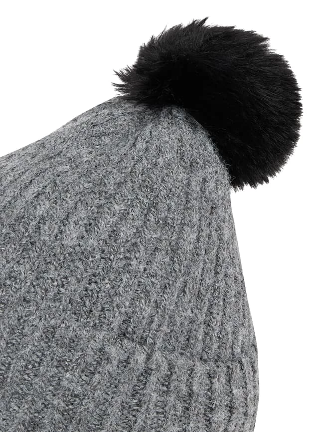 Loevenich Pudelmütze Mit Glitter-Effekt - Anthrazit – Bild 2