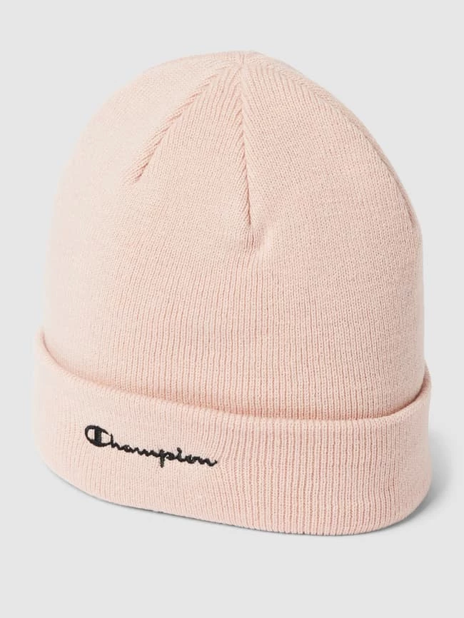 CHAMPION Beanie Mit Label-Stitching - Rosa