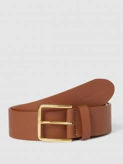 Marc O'Polo Ledergürtel Mit Dornschließe Modell 'FRAMKE' - Dunkelbraun