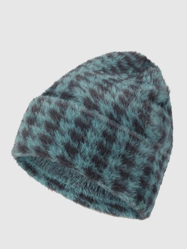 Loevenich Mütze Mit Hahnentritt - Mint