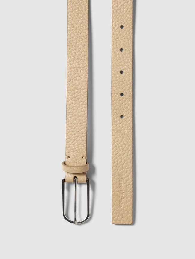 Marc O'Polo Ledergürtel Mit Feinem Muster Modell 'SANJA' - Sand – Bild 3
