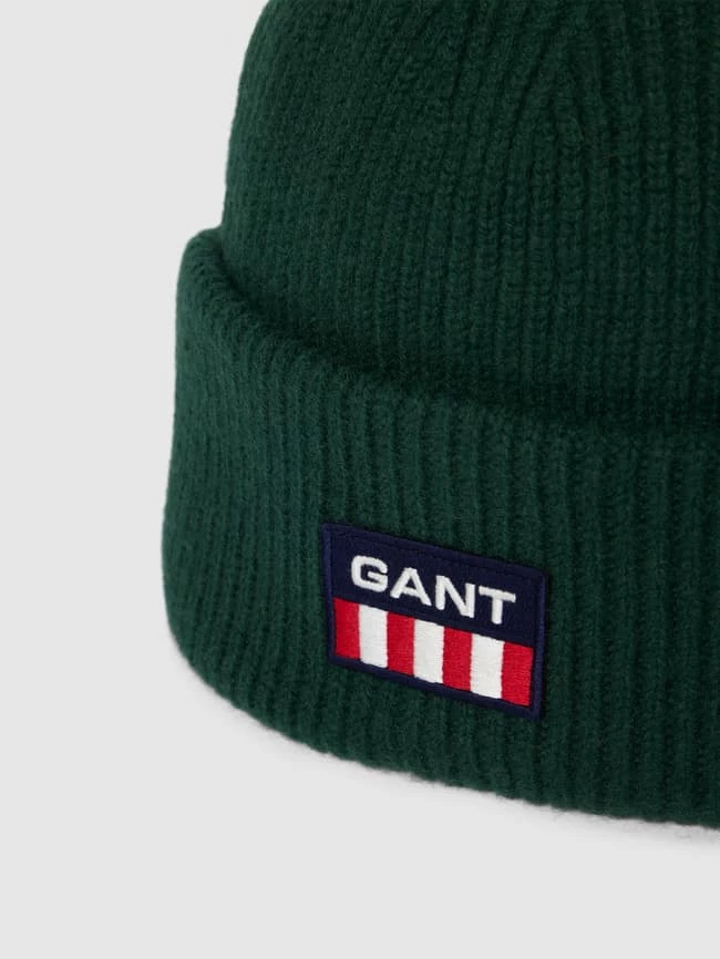 Gant Mütze Mit Label-Patch Modell 'RETRO' - Dunkelgrün – Bild 2