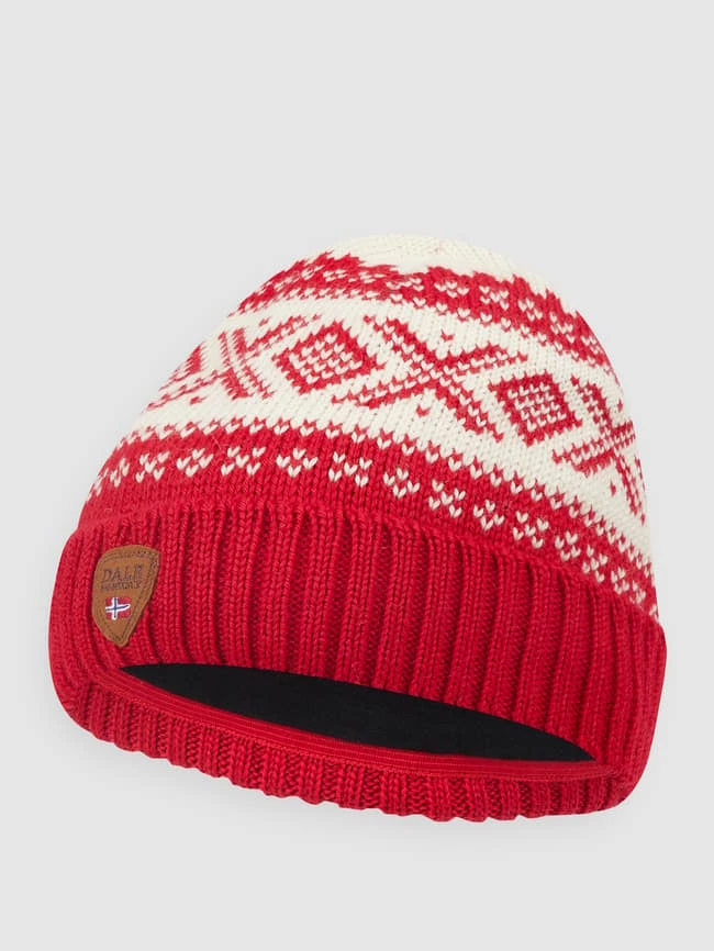 Dale Of Norway Mütze Aus Merinowolle Modell 'Cortina' - Rot