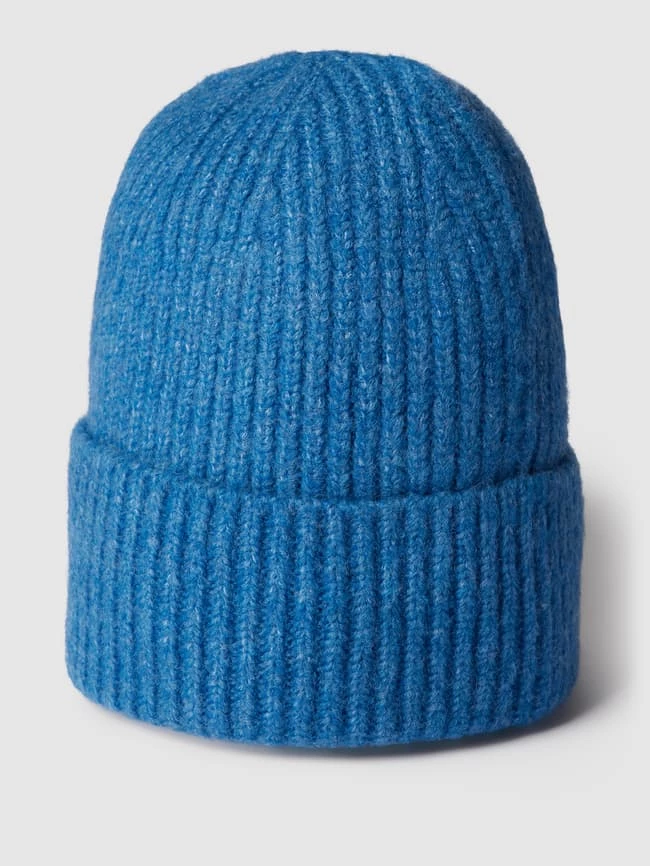ICHI Beanie In Strick-Optik Modell 'IAKIMMA HAT' - Royalblau