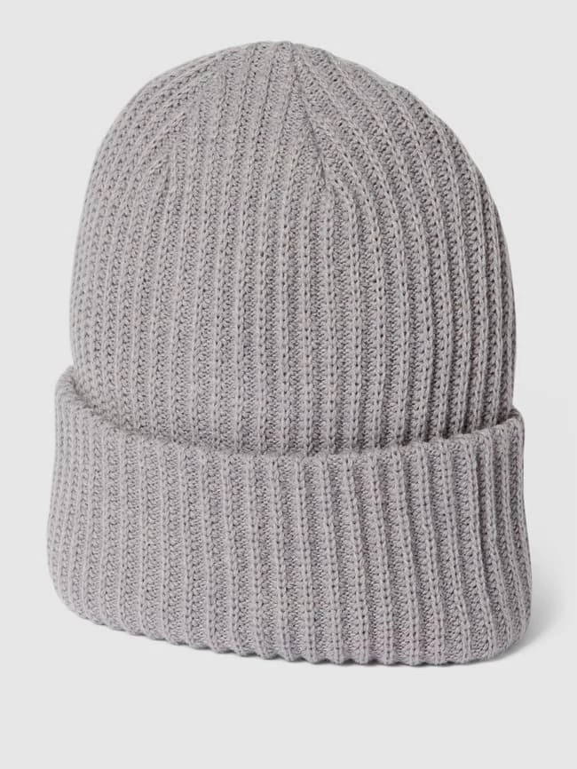 Pieces Beanie Mit Breitem Umschlag - Hellgrau Meliert 1 Pieces Beanie Mit Breitem Umschlag - Hellgrau Meliert