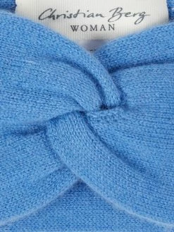 Alternative view of Christian Berg Woman Stirnband Aus Kaschmir - Himmelblau
