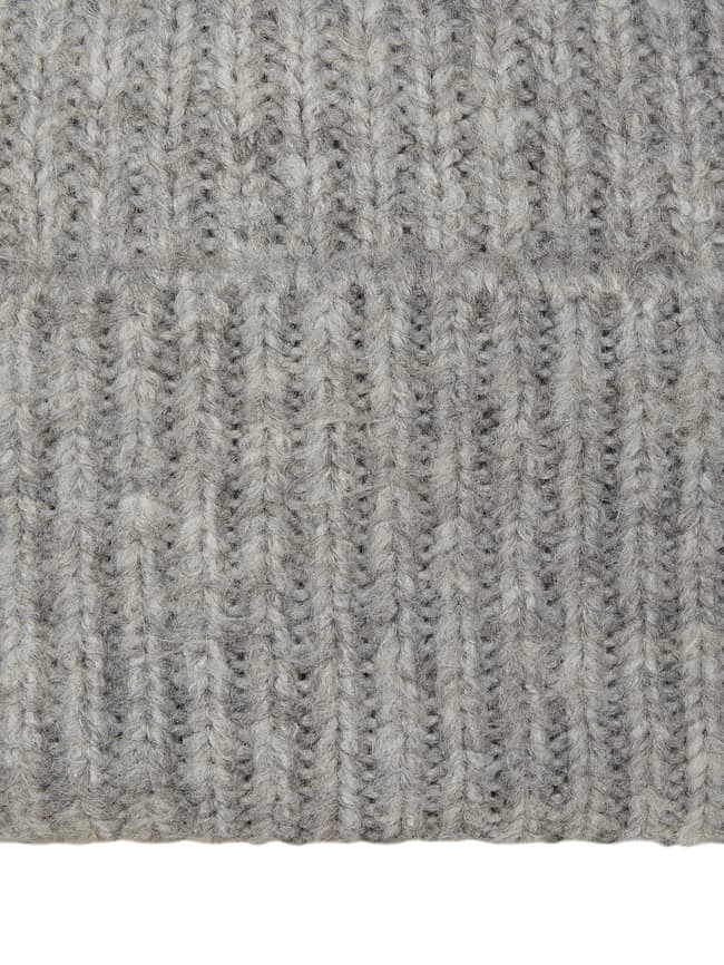 ICHI Mütze Mit Stretch-Anteil Modell 'Aivo' - Hellgrau – Bild 2