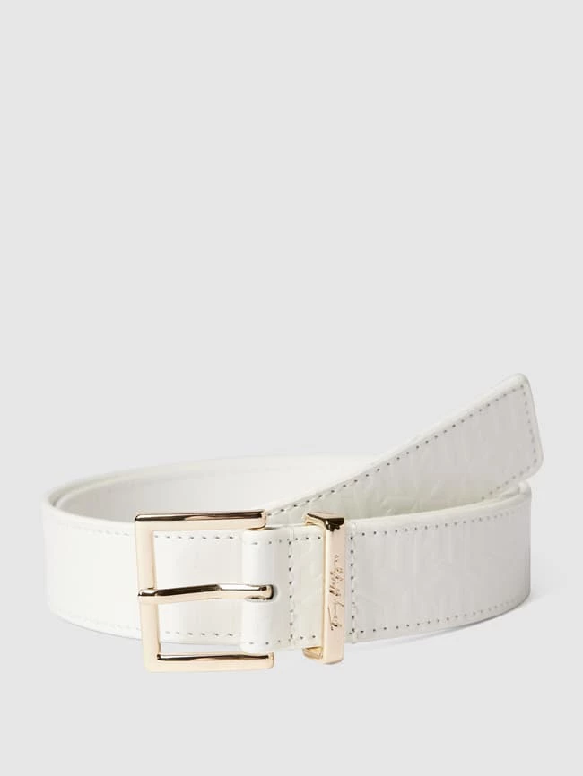 Tommy Hilfiger Ledergürtel Mit Dornschließe - Weiß 1 Tommy Hilfiger Ledergürtel Mit Dornschließe - Weiß