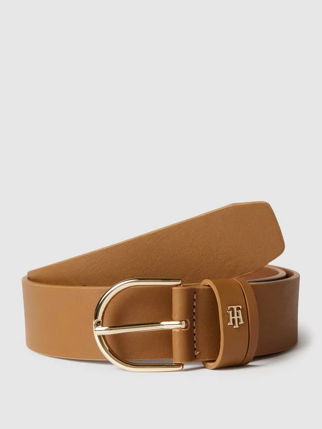 Tommy Hilfiger Ledergürtel Mit Dornschließe Modell 'TIMELESS 3.5' - Camel