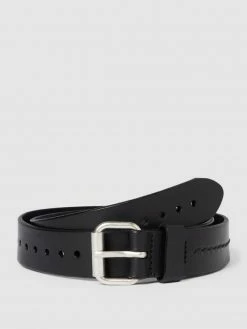 Marc O'Polo Gürtel Mit Label-Detail Modell 'Eika' - Schwarz