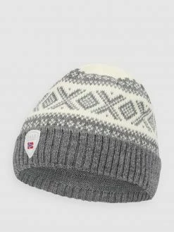 Dale Of Norway Mütze Aus Merinowolle Modell 'Cortina' - Mittelgrau Meliert