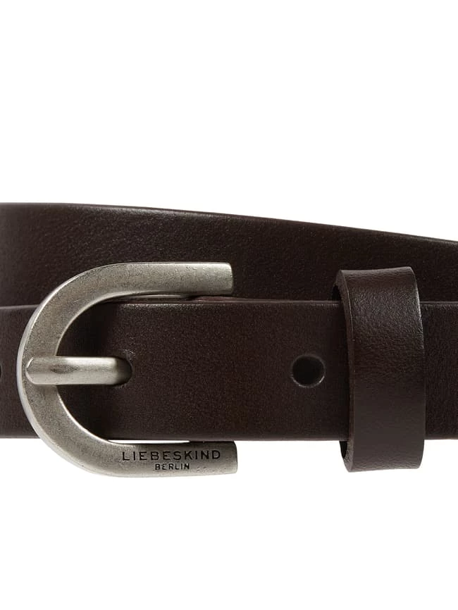 Liebeskind Berlin Ledergürtel Mit Dornschließe - Mittelbraun – Bild 2