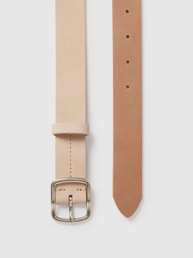 Marc O'Polo Ledergürtel Mit Label-Prägung Modell 'FANNY' - Stein – Bild 3