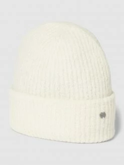 Esprit Beanie Mit Label-Detail - Offwhite