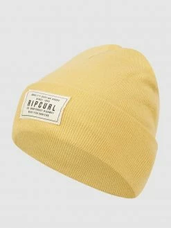 Rip Curl Beanie Mit Logo - Gelb