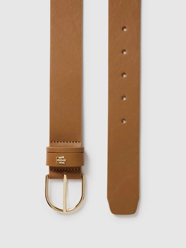 Tommy Hilfiger Ledergürtel Mit Dornschließe Modell 'TIMELESS 3.5' - Camel – Bild 3