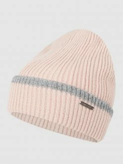 Chillouts Beanie Mit Rippenstruktur Modell 'Wilma' - Rosa