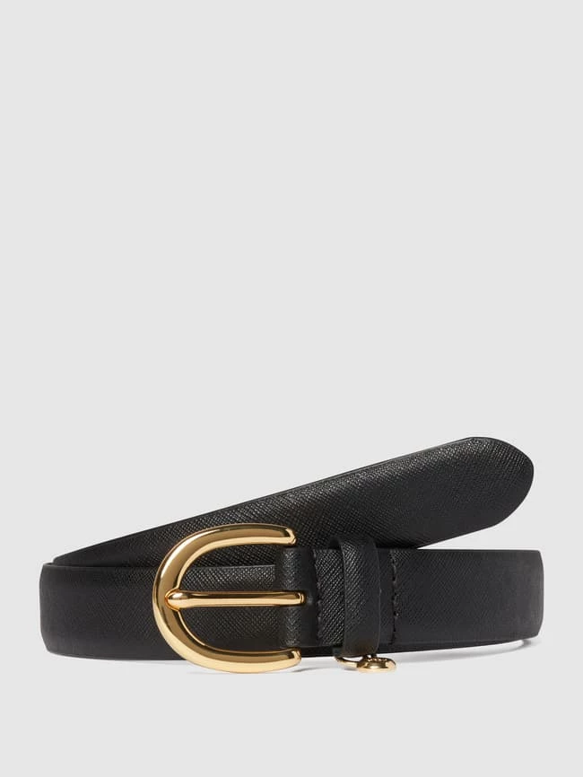 Lauren Ralph Lauren Ledergürtel Mit Dornschließe - Schwarz