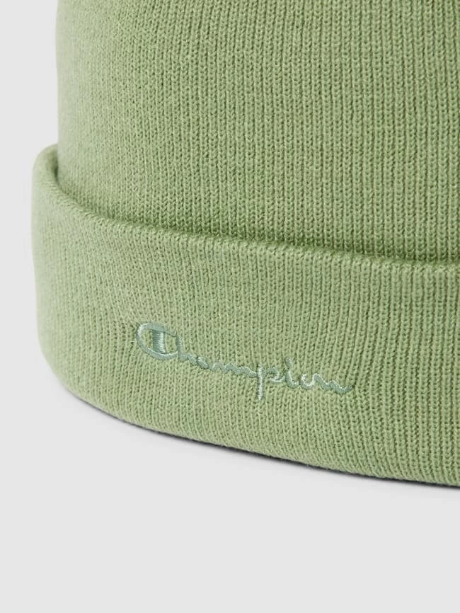 CHAMPION Beanie Mit Label-Stitching - Grün – Bild 2
