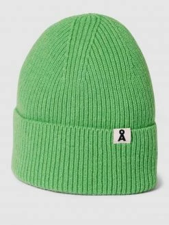 Armedangels Beanie Mit Label-Patch Modell 'MAXX' - Grün