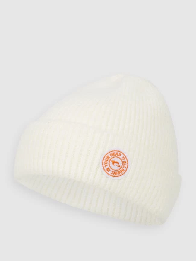 Chillouts Mütze Mit Rippenstruktur Modell 'Alba' - Offwhite