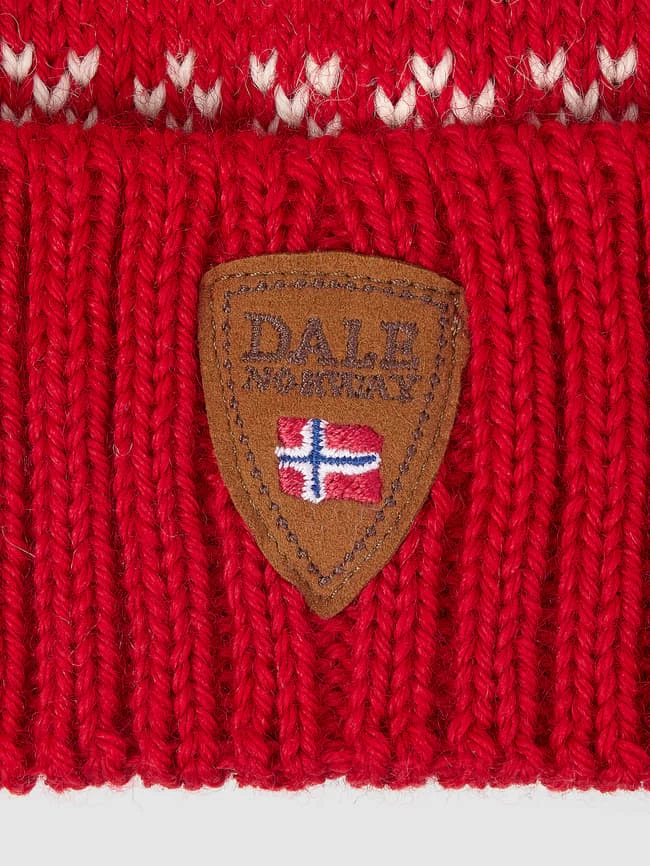 Dale Of Norway Mütze Aus Merinowolle Modell 'Cortina' - Rot – Bild 2