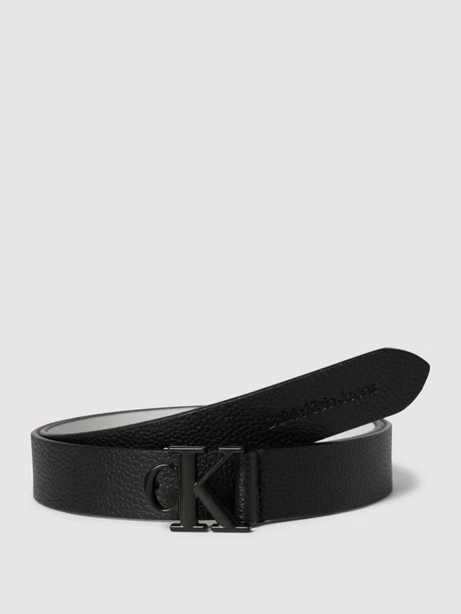 Calvin Klein Jeans Gürtel In Leder-Optik Modell 'HARDWARE' - Schwarz 1 Calvin Klein Jeans Gürtel In Leder-Optik Modell 'HARDWARE' - Schwarz