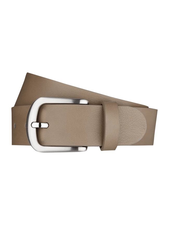 Admü Belts Ledergürtel Mit Dornschließe - Taupe 1 Admü Belts Ledergürtel Mit Dornschließe - Taupe
