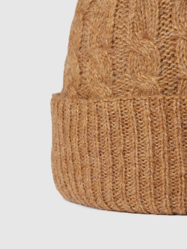 Tommy Hilfiger Beanie Mit Label-Stitching Modell 'Timeless' - Beige – Bild 2