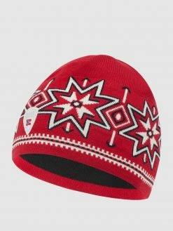 Dale Of Norway Beanie Aus Merinowolle Modell 'Olympia' - Rot
