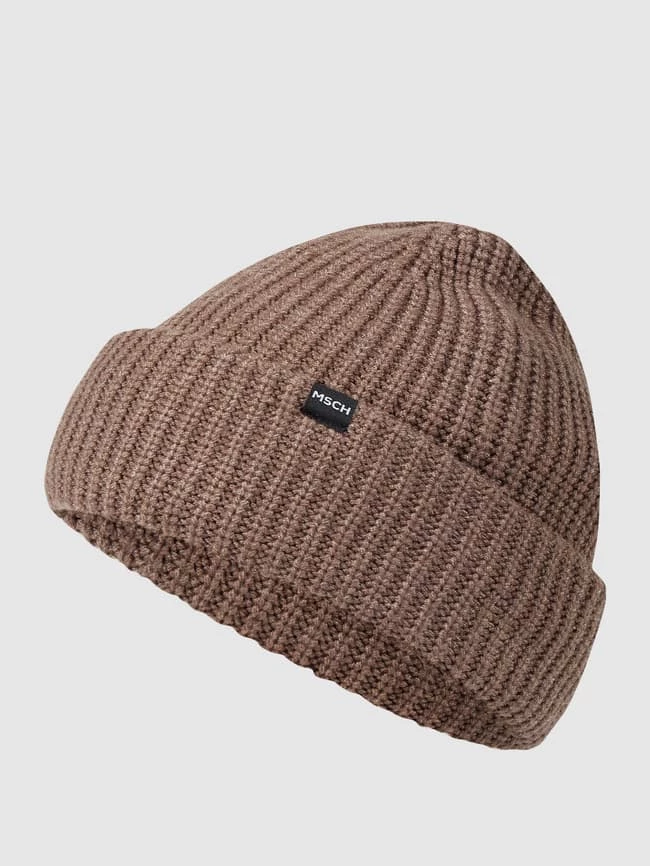 MOSS COPENHAGEN Beanie In Grobstrick Modell 'Galine Rachelle' - Dunkelbraun Meliert 1 MOSS COPENHAGEN Beanie In Grobstrick Modell 'Galine Rachelle' - Dunkelbraun Meliert
